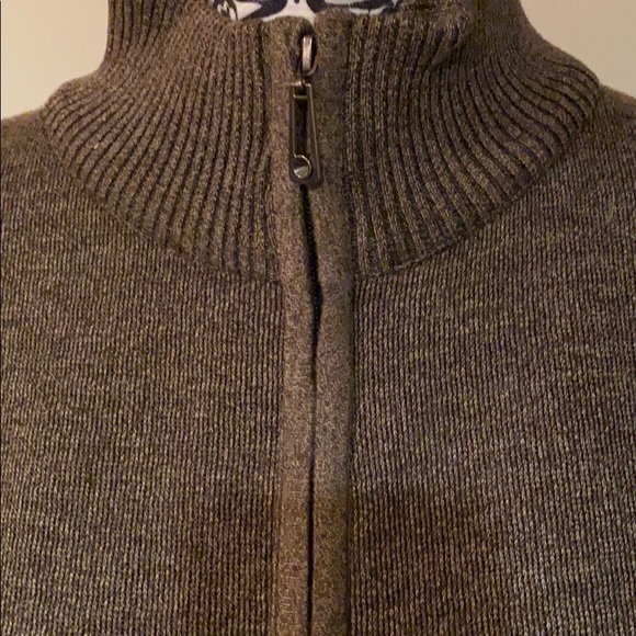 Men’s zip front cardigan - Picture 2 of 4